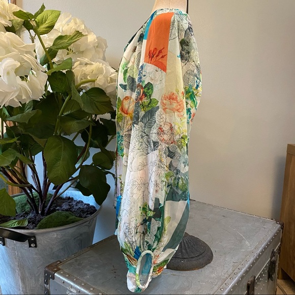 Anthropologie Leifsdottir abstract peasant blouse - Picture 2 of 8